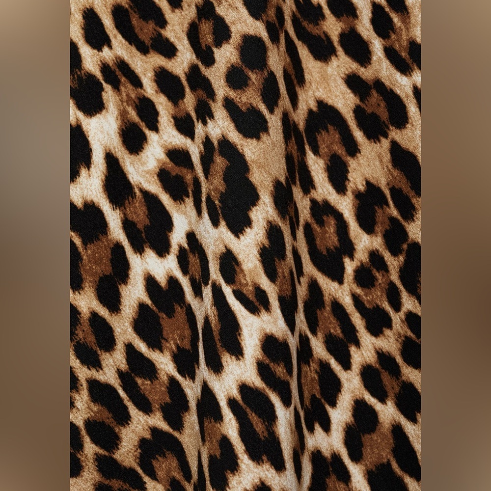 Mango leopard-print off the shoulder dress NWT - Picture 6 of 6